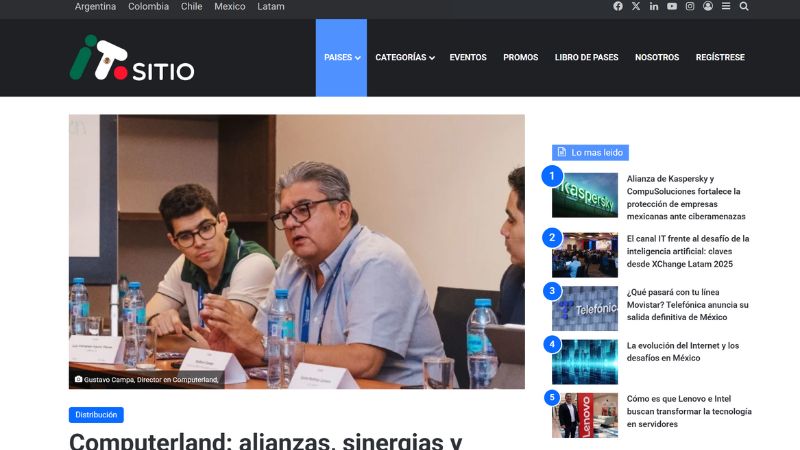 Gustavo Campa, Director de Computerland, en panel de discusión durante XChange LATAM 2025